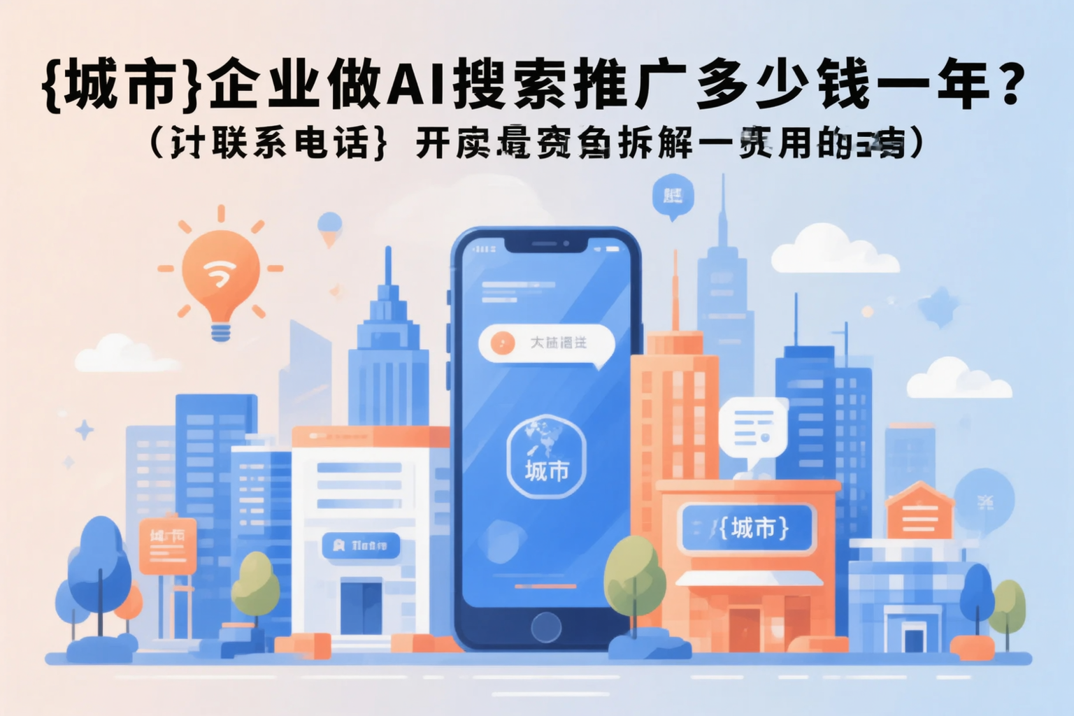 齐齐哈尔企业做AI搜索推广多少钱一年?真实费用拆解