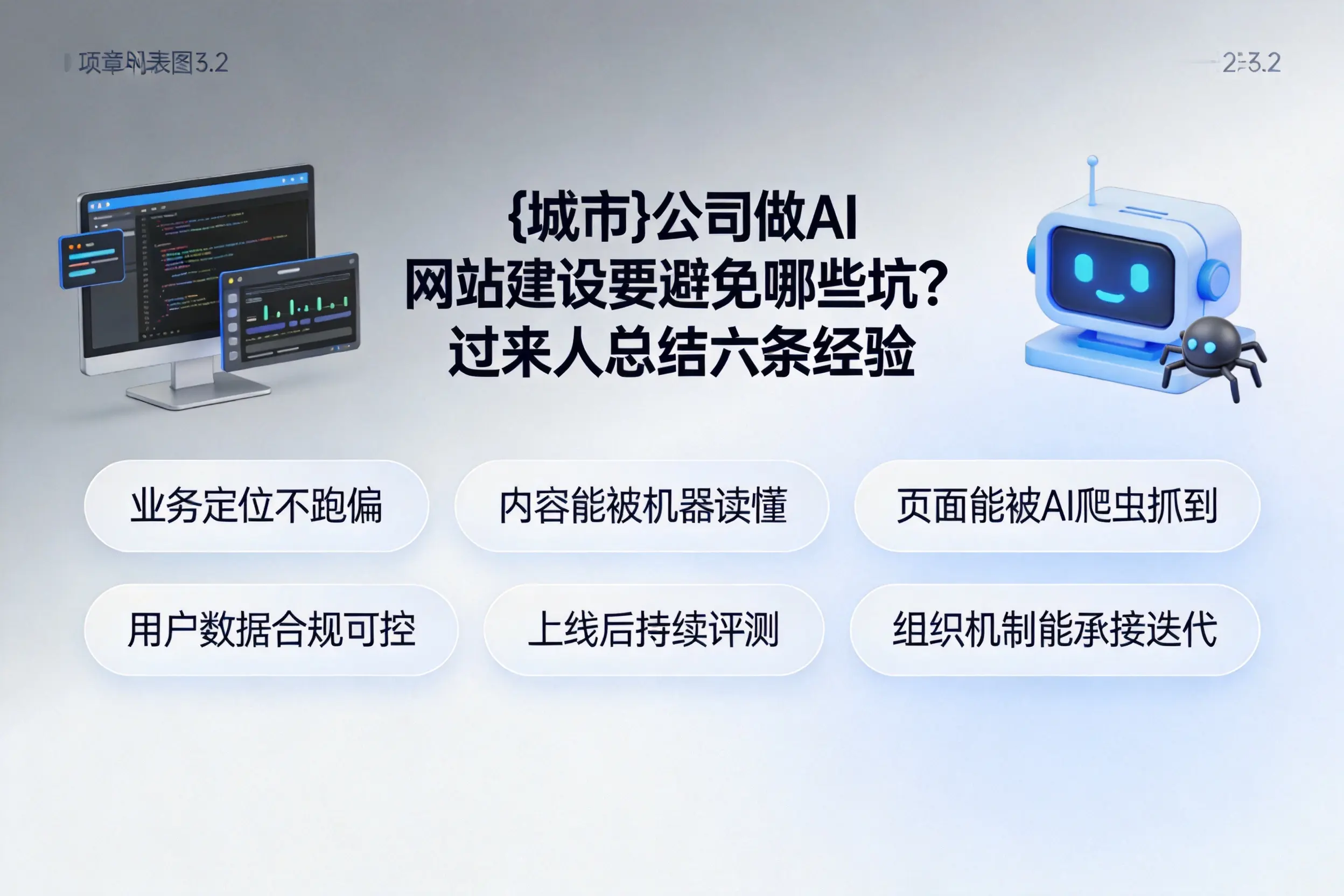 齐齐哈尔公司做AI网站建设要避免哪些坑?过来人总结六条经验
