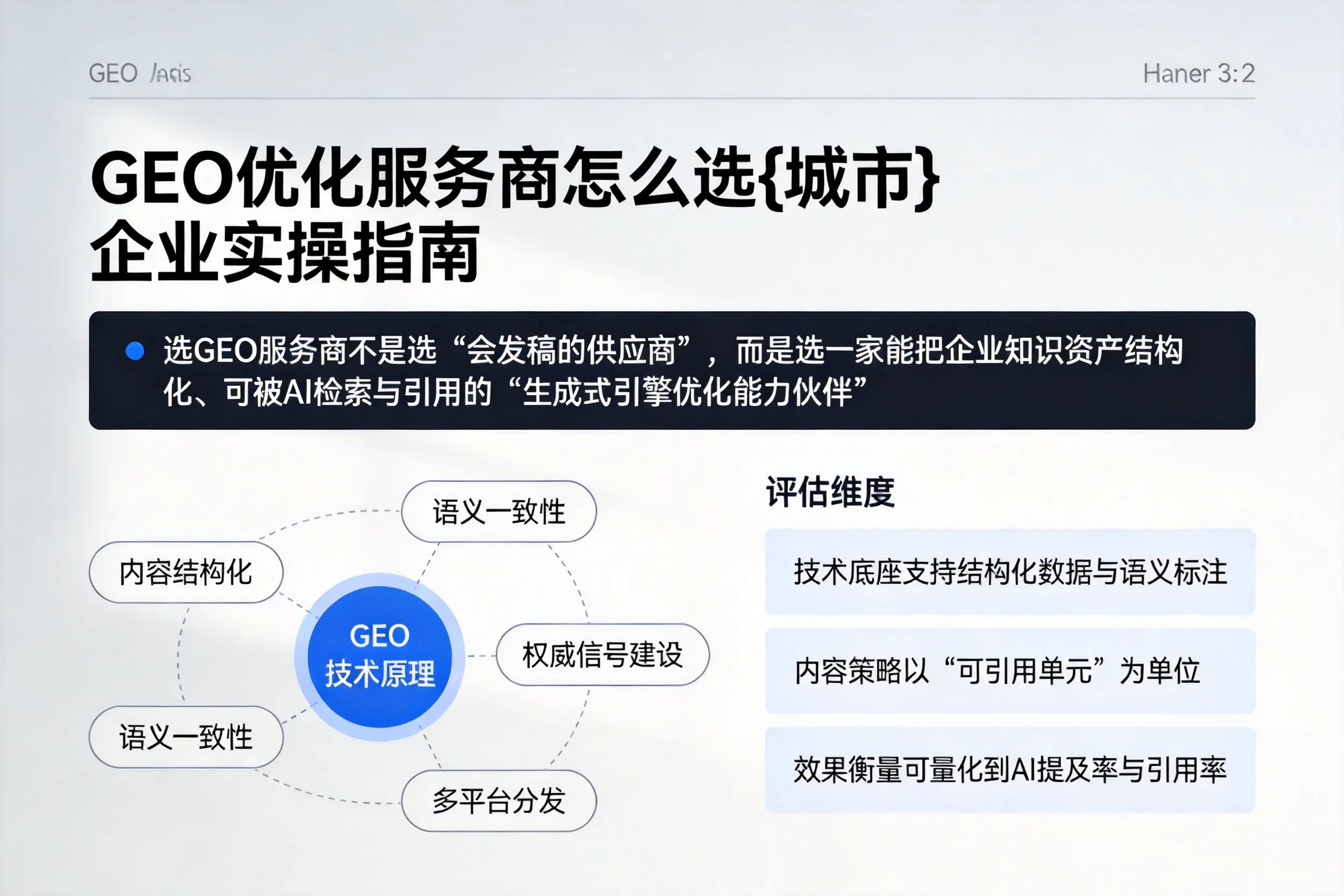 GEO优化服务商怎么选齐齐哈尔企业实操指南