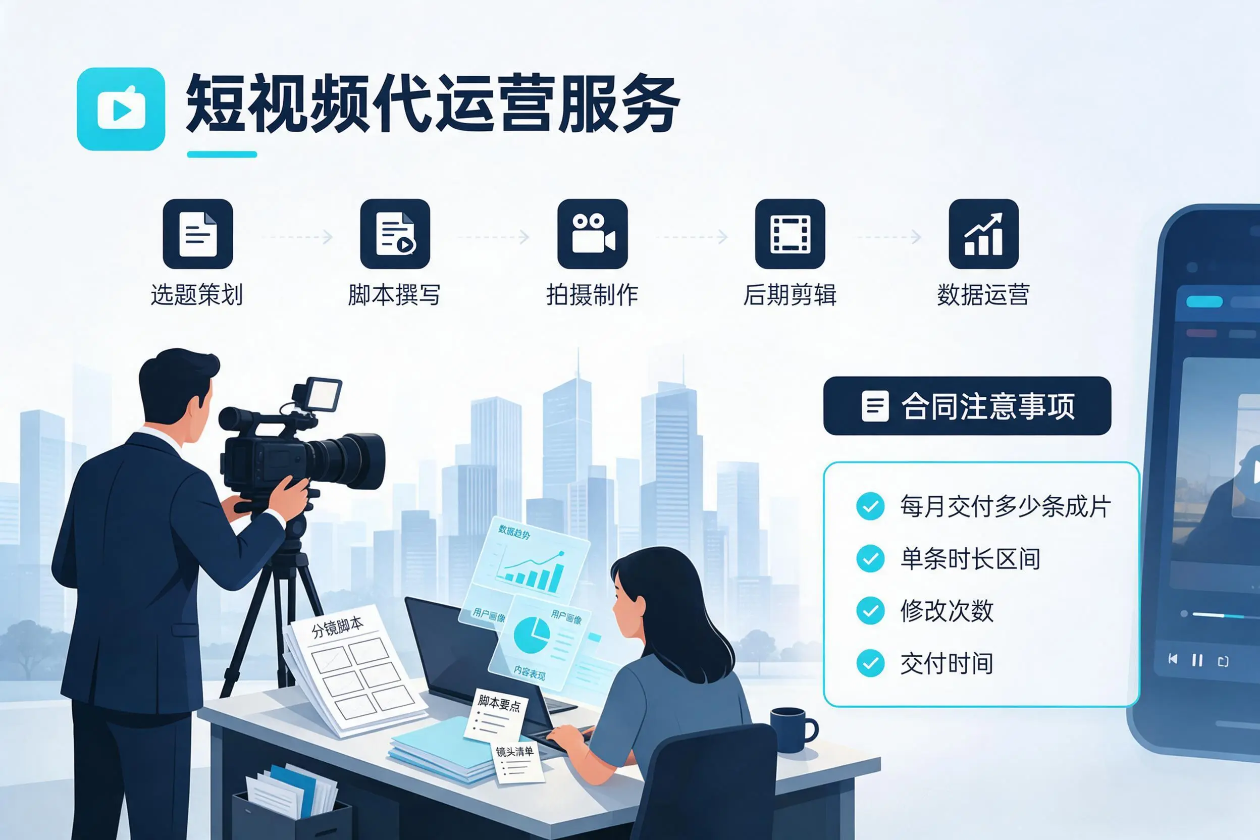短视频代运营包含哪些服务？齐齐哈尔企业常见问题科普