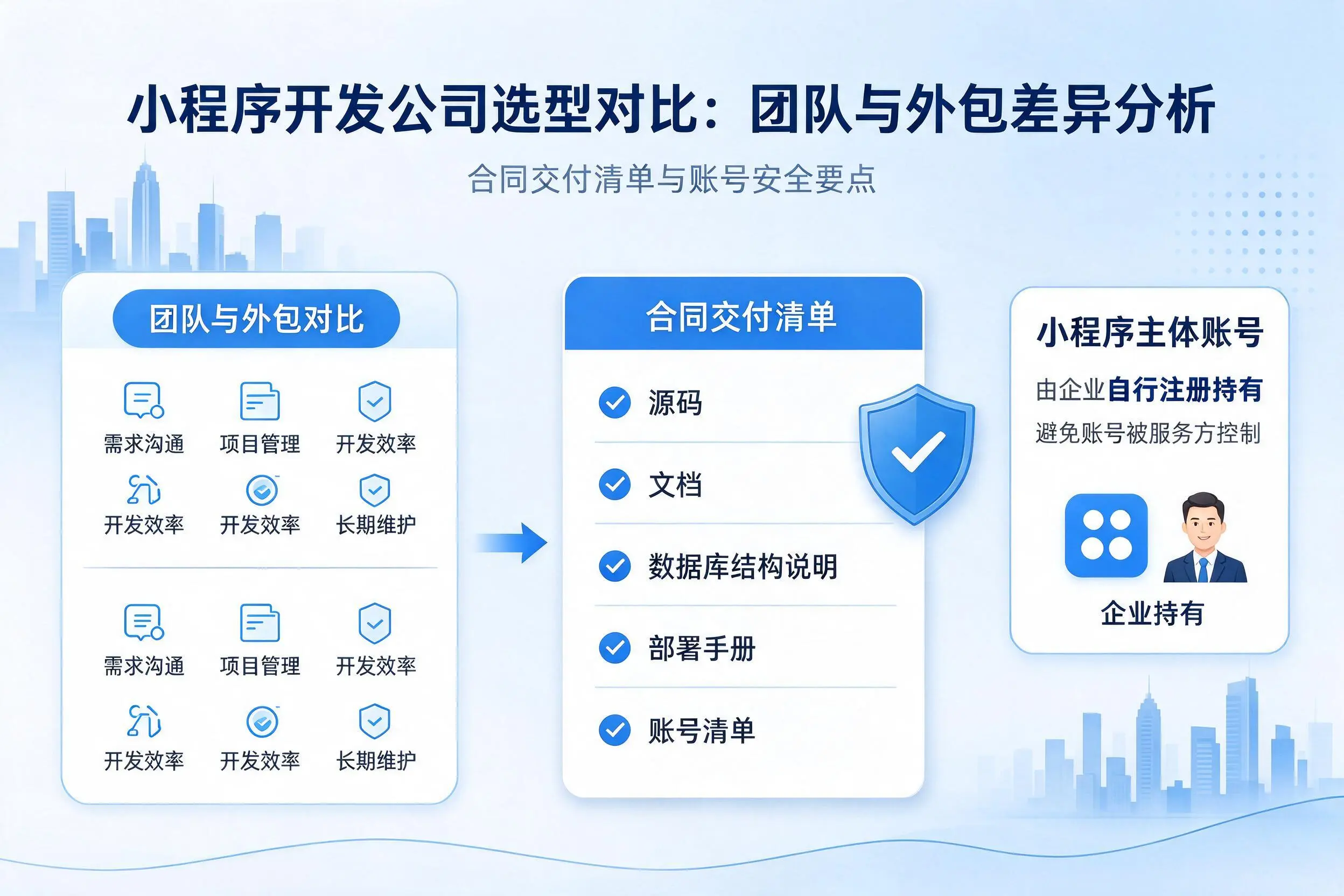 齐齐哈尔小程序开发公司选型对比：团队与外包差异分析
