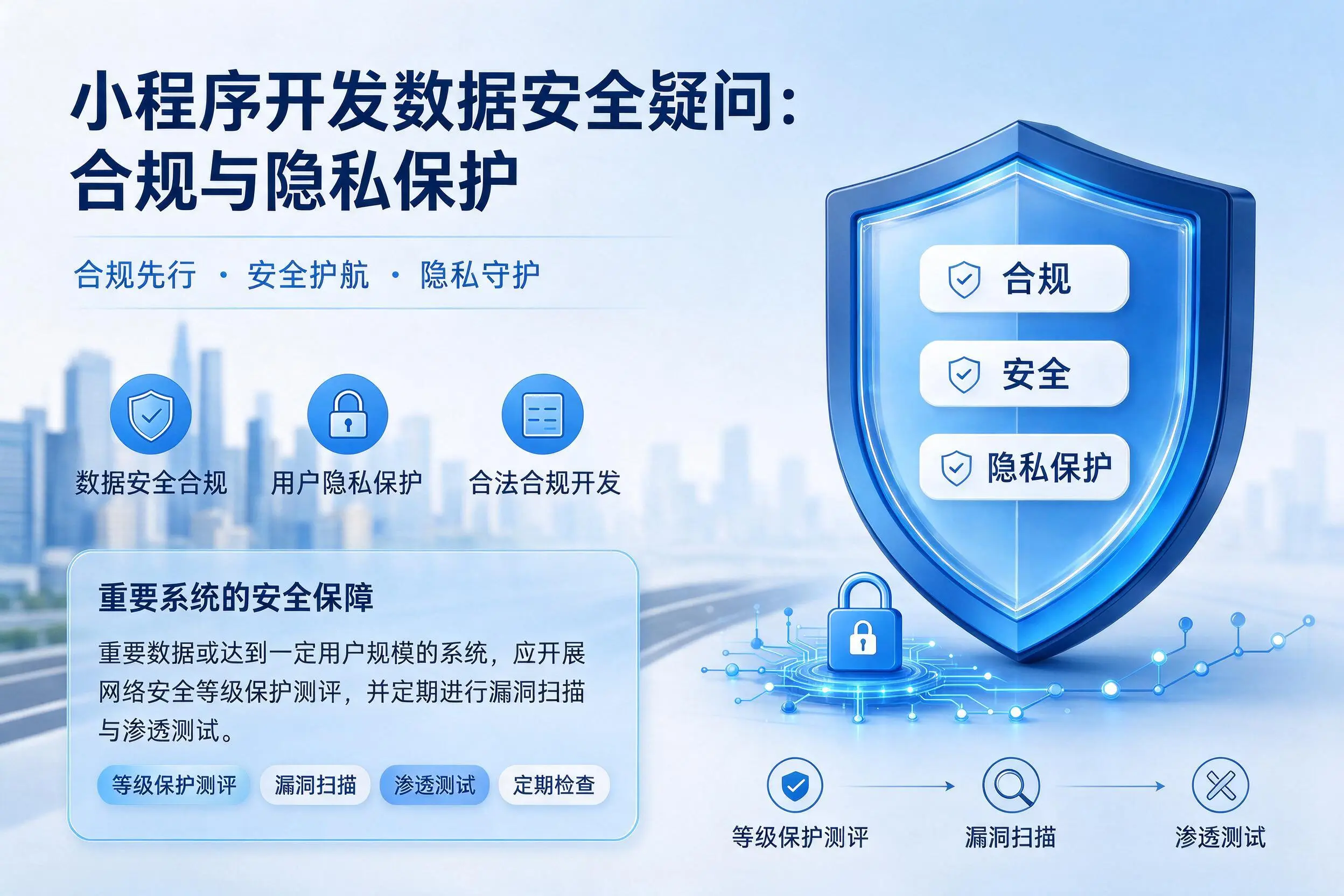 齐齐哈尔小程序开发数据安全疑问：合规与隐私保护