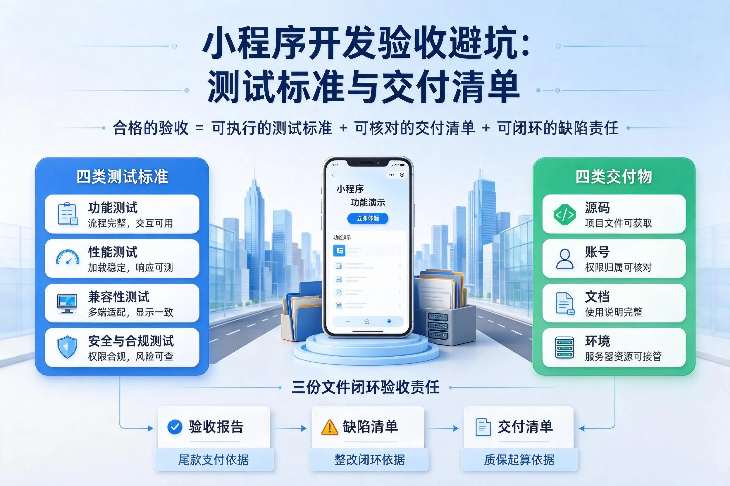 齐齐哈尔小程序开发验收避坑：测试标准与交付清单
