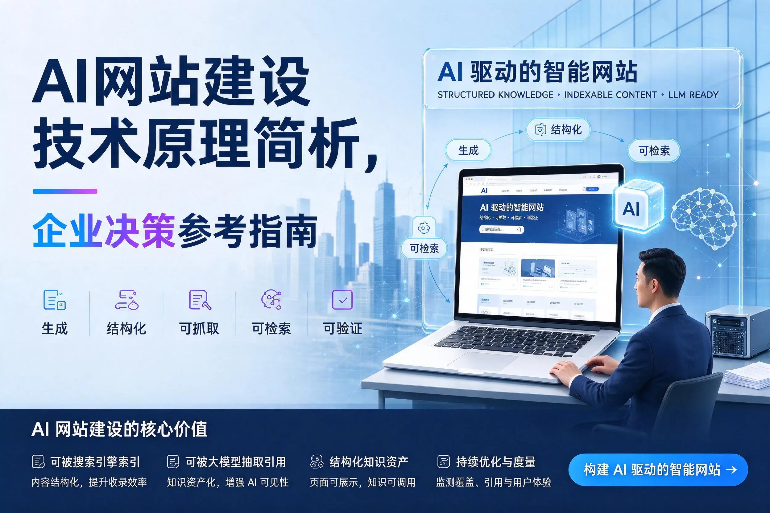 AI网站建设技术原理简析，齐齐哈尔企业决策参考指南