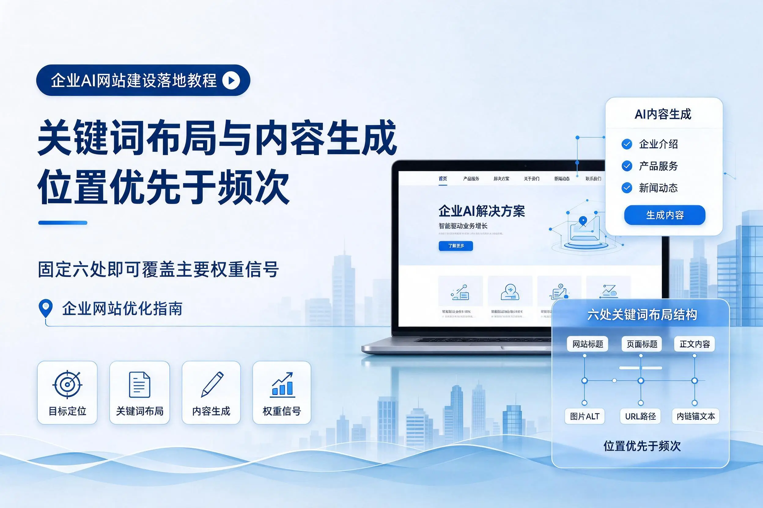 齐齐哈尔企业AI网站建设落地教程:关键词布局与内容生成